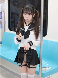 4749-可可小白兔 - 電車上の女高中生 70P(8)